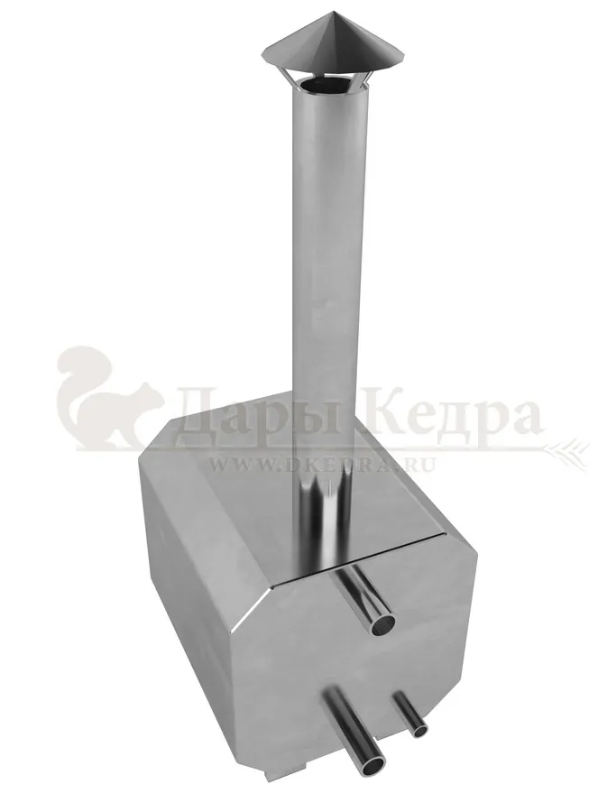 Внешняя печь для купели фурако с дровяным отоплением