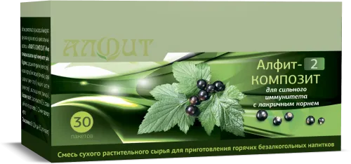 Фиточай «Алфит-2 Композит» для сильного иммунитета, с лакричным корнем