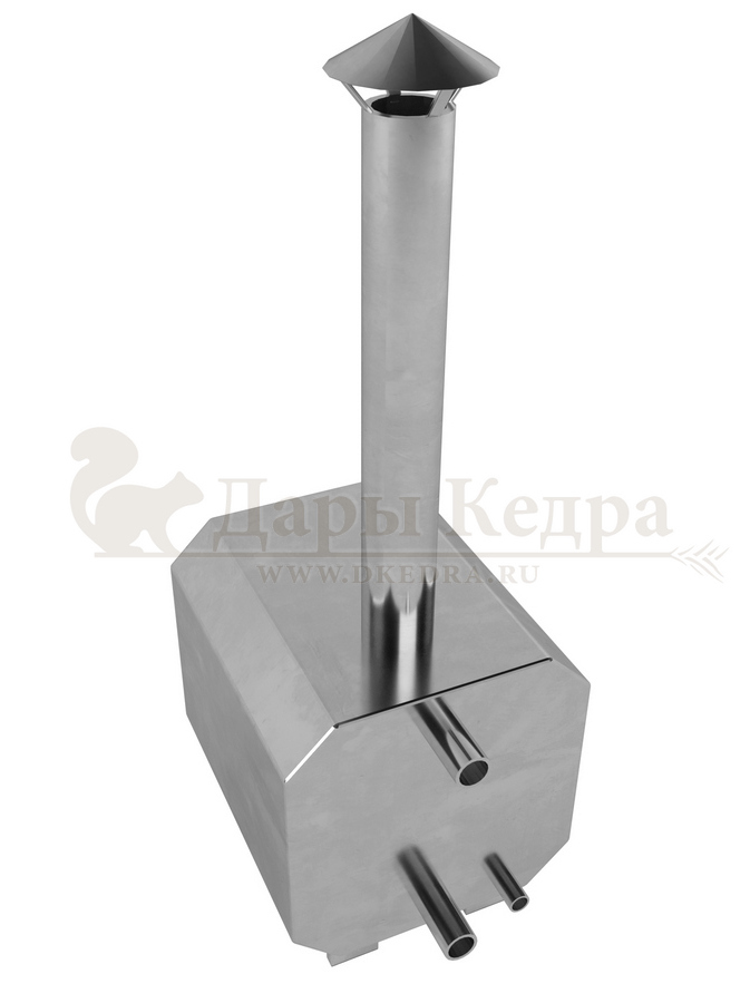 Внешняя печь для купели фурако с дровяным отоплением